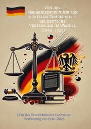 Cover von Von der Nachkriegsordnung zur digitalen Demokratie - Die Deutsche Verfassung im Wandel (1946-2025)