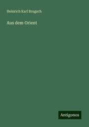 Cover von Aus dem Orient