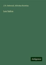 Cover von Lex Salica