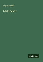 Cover von Letzte Fahrten