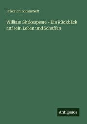 Cover von William Shakespeare - Ein Rückblick auf sein Leben und Schaffen