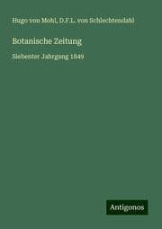 Cover von Botanische Zeitung
