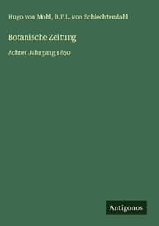 Cover von Botanische Zeitung