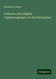 Cover von Politische und religiöse Volksbewegungen vor der Reformation