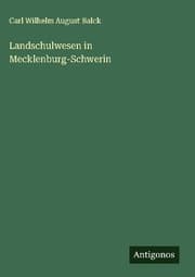 Cover von Landschulwesen in Mecklenburg-Schwerin