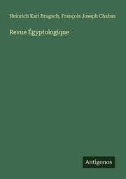 Cover von Revue Égyptologique