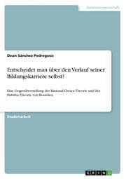 Cover von Entscheidet man über den Verlauf seiner Bildungskarriere selbst?