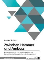 Cover von Zwischen Hammer und Amboss. Bedürfnisbefriedigung nach dem SCOAP-Modell und Burnout-Risiko bei Führungskräften in Sandwichpositionen