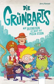 Cover von Die Grünbarts - Auf Zeitreise ist nicht gut Pizza essen