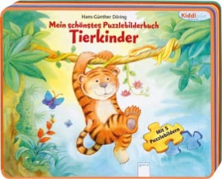 Cover von Mein schönstes Puzzlebilderbuch - Tierkinder