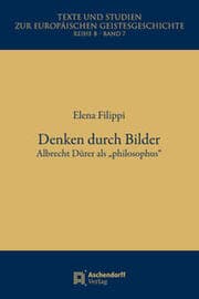 Cover von Denken durch Bilder - Albrecht Dürer als 'philosophus'