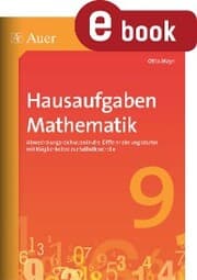 Cover von Hausaufgaben Mathematik Klasse 9