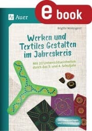 Cover von Werken und Textiles Gestalten im Jahreskreis