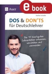 Cover von Dos and Donts für Deutschlehrer