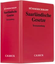 Cover von Saarländische Gesetze