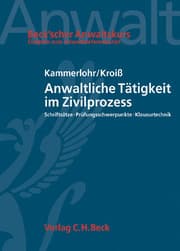 Cover von Anwaltliche Tätigkeit im Zivilprozess