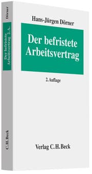 Cover von Der befristete Arbeitsvertrag