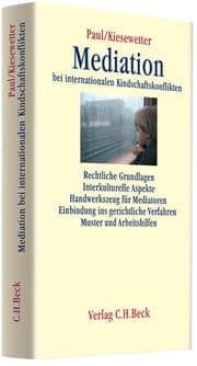 Cover von Mediation bei internationalen Kindschaftskonflikten