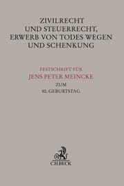 Cover von Zivilrecht und Steuerrecht, Erwerb von Todes wegen und Schenkung