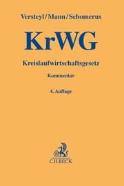 Cover von Kreislaufwirtschaftsgesetz. KrWG