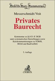 Cover von Privates Baurecht