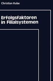 Cover von Erfolgsfaktoren in Filialsystemen