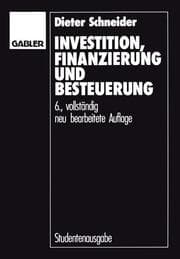 Cover von Investition, Finanzierung und Besteuerung