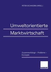 Cover von Umweltorientierte Marktwirtschaft