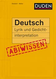 Cover von Abiwissen Deutsch - Lyrik und Gedichtinterpretation