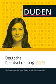 Cover von DUDEN - Deutsche Rechtschreibung kompakt