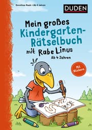 Cover von Mein großes Kindergarten-Rätselbuch mit Rabe Linus
