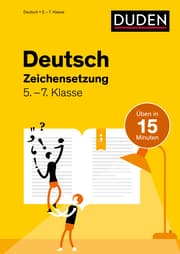 Cover von Deutsch in 15 Minuten - Zeichensetzung 5.-7. Klasse