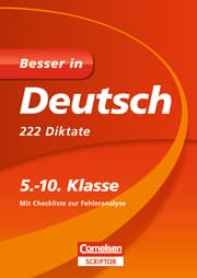 Cover von Besser in Deutsch - 222 Diktate 5.-10. Klasse
