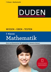Cover von Wissen - Üben - Testen: Mathematik 7. Klasse