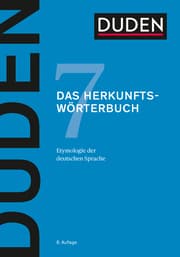 Cover von Duden - Das Herkunftswörterbuch