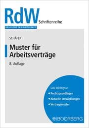 Cover von Muster für Arbeitsverträge