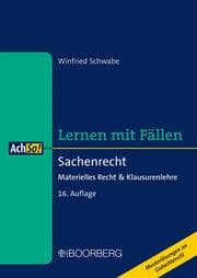 Cover von Sachenrecht