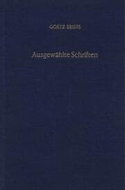 Cover von Ausgewählte Schriften.