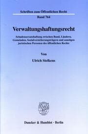 Cover von Verwaltungshaftungsrecht.