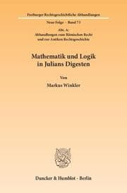 Cover von Mathematik und Logik in Julians Digesten.