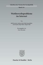 Cover von Wettbewerbsprobleme im Internet.