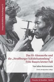 Cover von Das SS-Ahnenerbe und die 'Straßburger Schädelsammlung' - Fritz Bauers letzter Fall