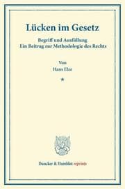 Cover von Lücken im Gesetz.
