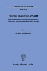 Cover von Justitias stumpfes Schwert?