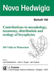 Cover von Contributions to morphology, taxonomy, distribution and ecology of bryophytes
