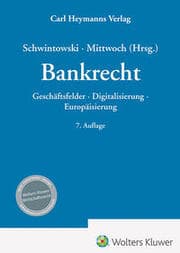Cover von Bankrecht