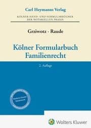 Cover von Kölner Formularbuch Familienrecht