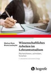Cover von Wissenschaftliches Arbeiten im Lehramtsstudium