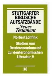 Cover von Studien zum Deuteronomium und zur deuteronomistischen Literatur V
