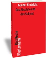 Cover von Das Absolute und das Subjekt